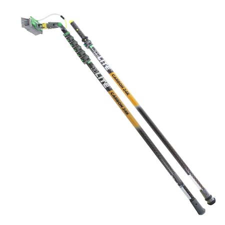 Unger nLite Carbon 24K Water Fed Pole Kit 385 Ft  11 Powerbrush CF86G,CF33G,NUK28